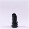 Rieker Low Heel Link Detail Ankle Boot - Black Leather